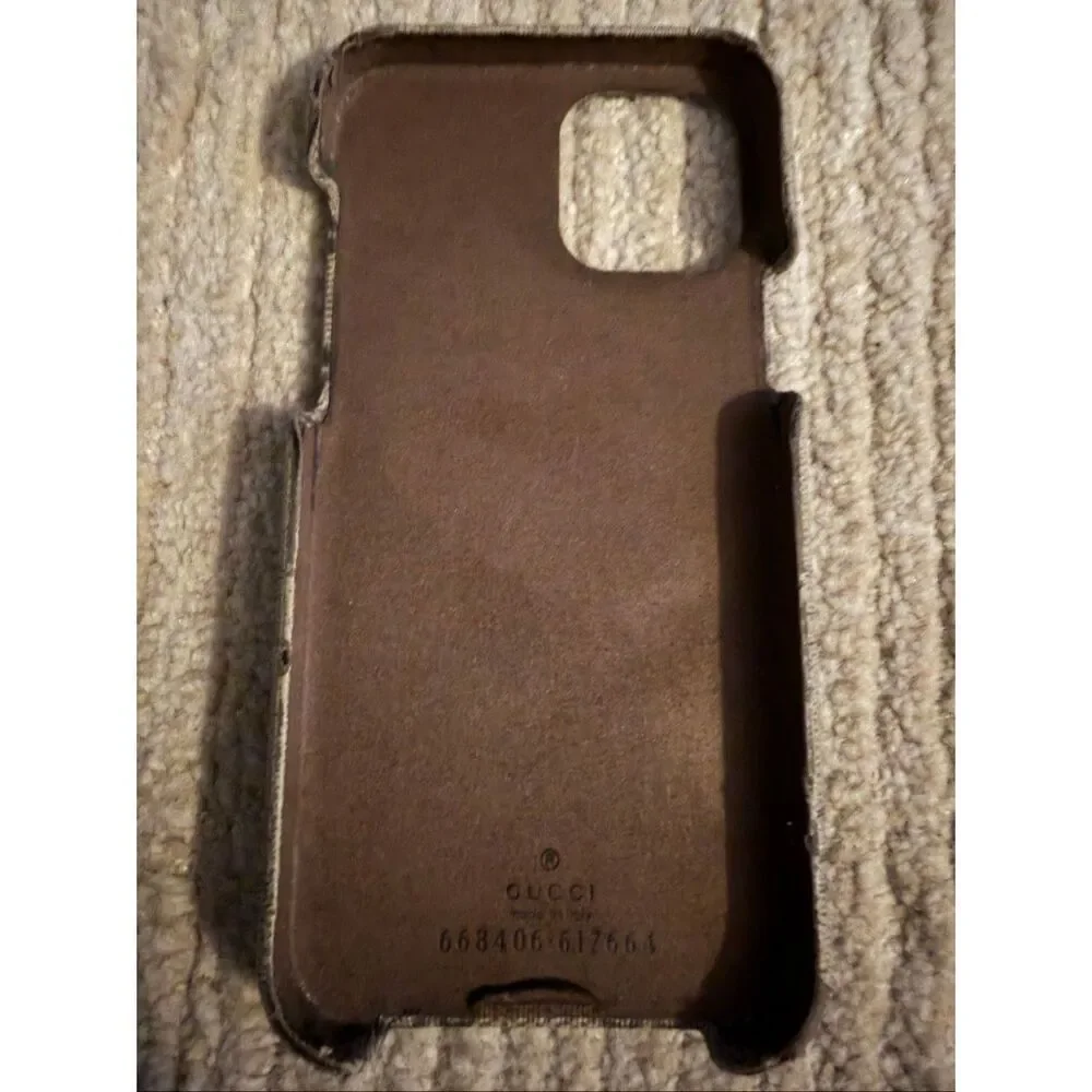 GUCCI GG LOGO OPHIDIA CASE I PHONE 12 I PHONE 13